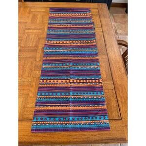 Tribal print table runner